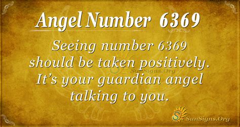 6369 angel number